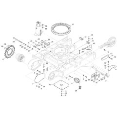Track Laying Gear Assembly