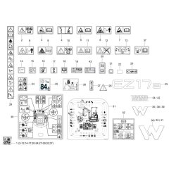 Wacker EZ17e Decals