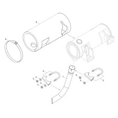 Exhaust Assembly for Wacker EZ26-2