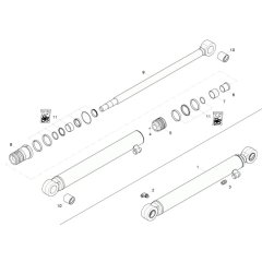 Dipper Arm Cylinder for EZ28