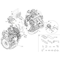 Engine Assembly for Wacker EZ36