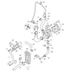 Turbosupercharger Assembly