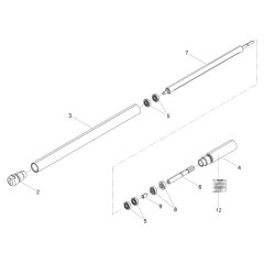 Wacker H 25 Poker Head Assembly
