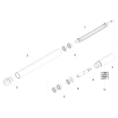 Wacker H 45 Poker Head Assembly