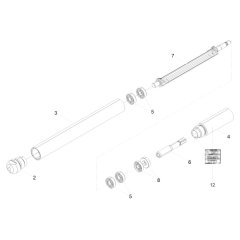 Wacker H 55 Poker Head Assembly