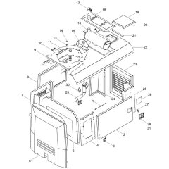 Cover Assembly for Wacker LTE4K
