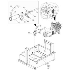 Muffler Assembly for Wacker LTW20Z1