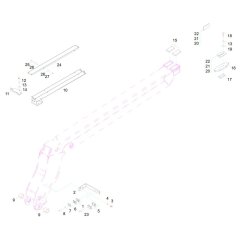 Extension Arm for Wacker TH408