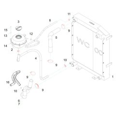 Combi-Cooler for Wacker TH522