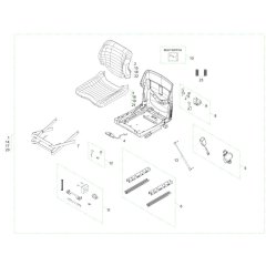 Seat Assembly for Wacker TH522