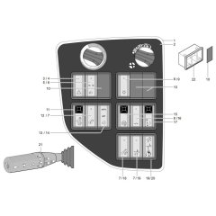Instrument Panel for Wacker TH730
