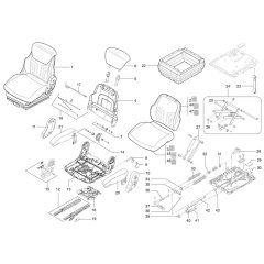 Seat Assembly for Wacker TH730