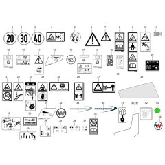 Wacker TH735 Decals