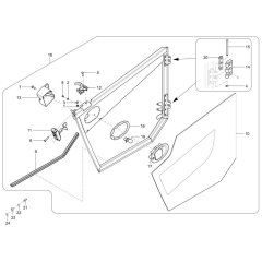 Door Assembly for Wacker TH740