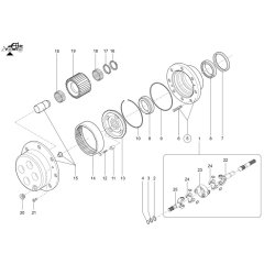 Wheel Hub for Wacker TH740