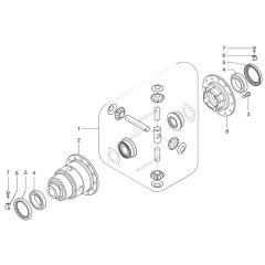 Rear Differential for Wacker TH744