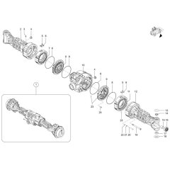 Axle Tube Assembly for TH744