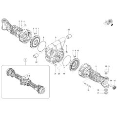 Axle Tube Rear Assembly