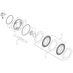 Rear Brake Assembly for TH750