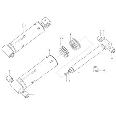 Tilt Ram Assembly for TH750