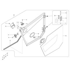 Door Assembly for Wacker TH755