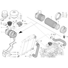 Air Cleaner for Wacker TH955