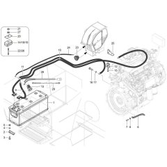 Battery Assembly for Wacker TH955