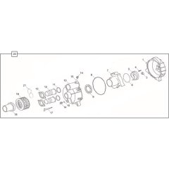 Pump Assembly for Belle WPX 3/30