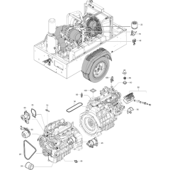 Engine Parts for Atlas Copco XAS 58