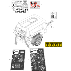 Markings-1 Assembly for XAS 88 Kd
