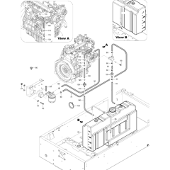 Fuel System for Atlas Copco XAS 88