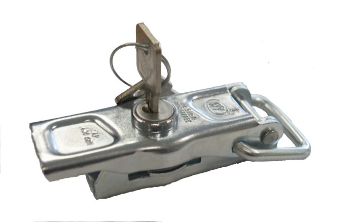 Lockable Over-Centre Catch 101.5mm x 31mm, 700kg, Zinc Plated