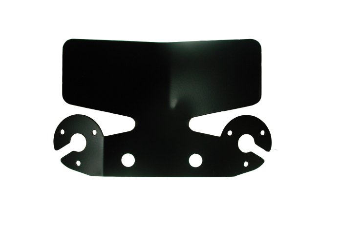 Towbar Bumper Protector Black, Double 7-Pin Socket Mount