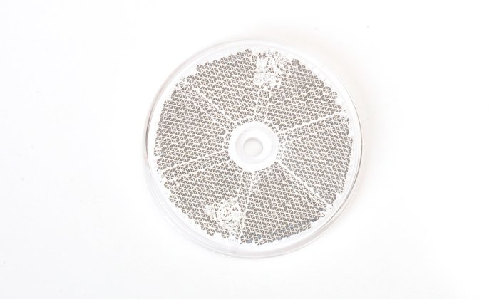 Round Reflector, Clear Lens