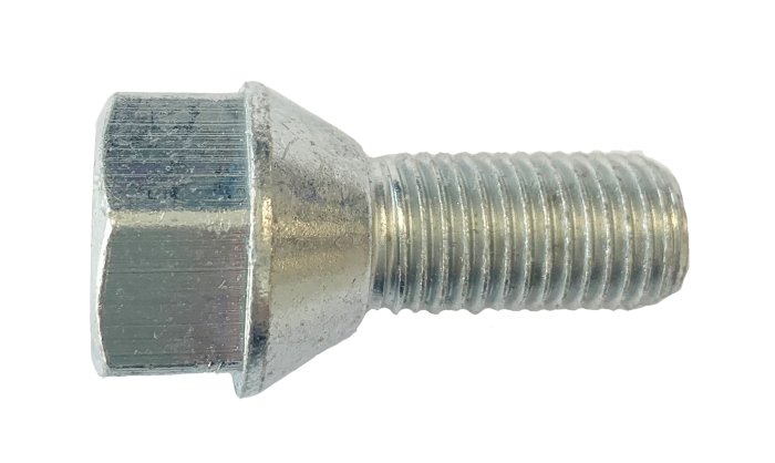 Wheel Bolt, M12 x 1.5, Conical Seat, 28mm Thread, Grade 10.9