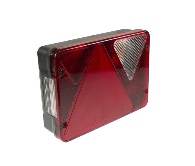 Trailer Rear Combination Lamp, Right Hand, 12V Bulb, AJBA RL.96, 5-Pin
