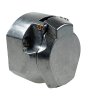 13-Pin Trailer Socket, Aluminium Body, 12V, Screw Terminals With Gasket
