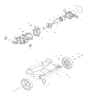 Base & Wheel Assembly for Makita