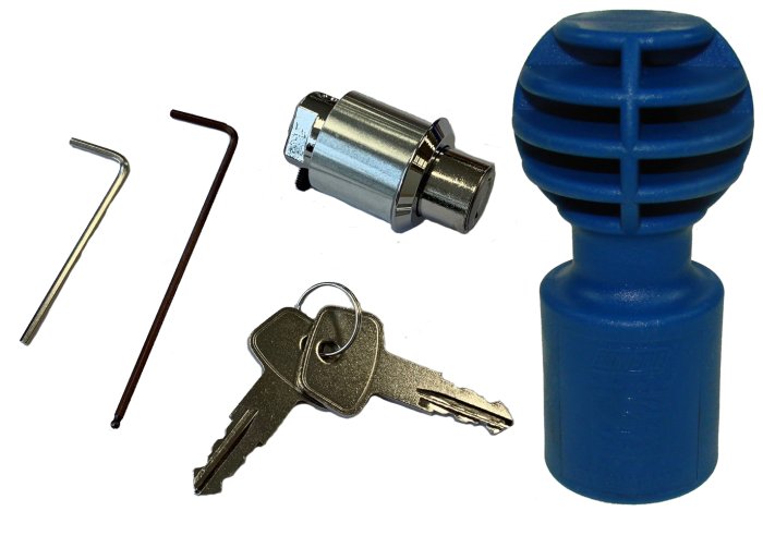 Replacement AL-KO AK301/AK351 Barrel Lock Set with Security Ball