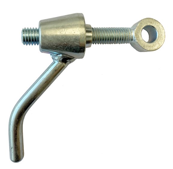 Trailer Ramp Eye Bolt & Lever Handle, M14, For Ifor Williams Trailers