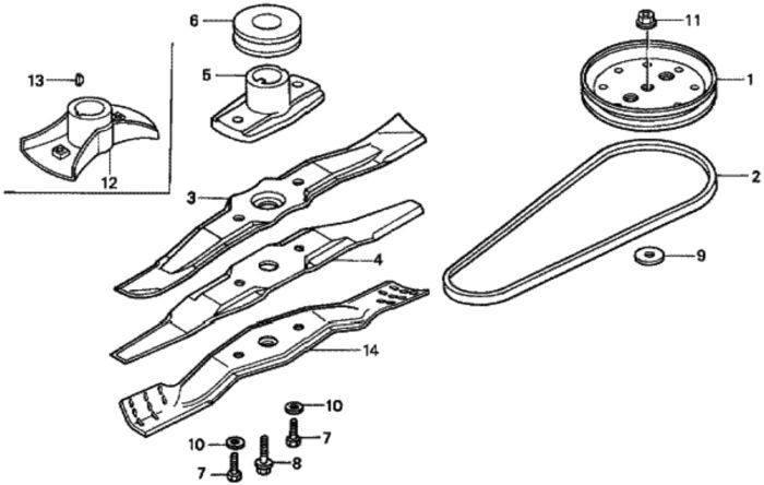 Driven Pulley for Honda HRG536C1 - PDE/A Lawn Mower