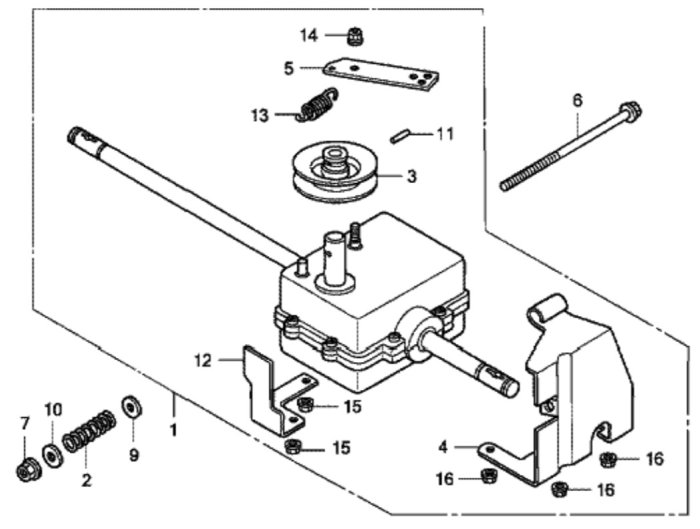 Honda HRG536C Transmission