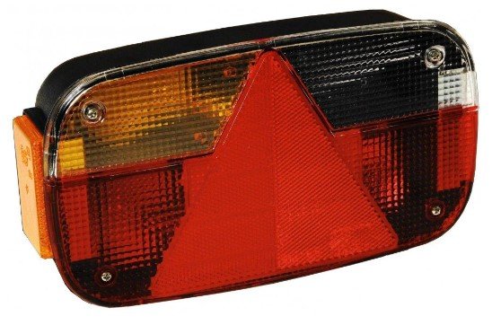 Trailer Rear Combination Lamp 12V Bulb Left Hand Aspock Multipoint III