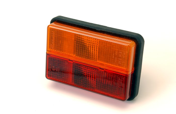 Rear Trailer Combination Lamp 12V Rubber Body