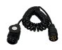 7 Pin to 8 Pin Curly Conversion Lead 13 Pin Type Plug - 3m