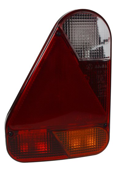 Trailer Combination Lamp 12V Vertical Left Hand with Reverse, AJBA