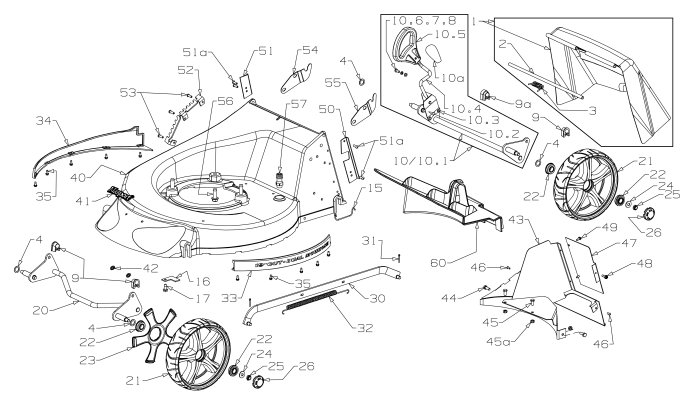 Deck Assembly for Masport 625AL