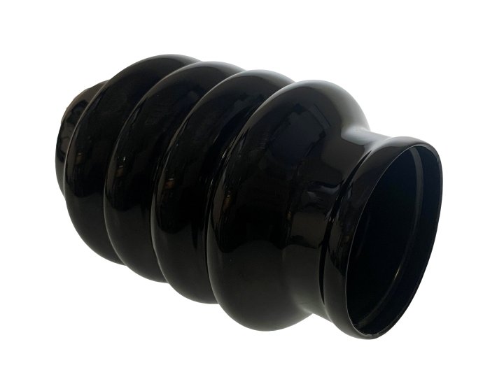 Trailer Coupling Bellows, Vented, 55/60mm, 4 Folds, 140mm Rubber
