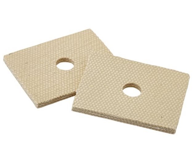 Body Mounting Balata Packing Washer, Square, 63.5 x 50.5 x 4mm, 12mm ID