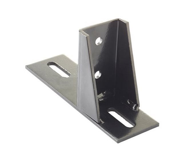 Body Mounting Bracket Pedestal, Mild Steel, E-Coat Black, 178 x 50 x 95mm